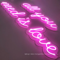 Customized colorful flexible led neon lighting letters sign advertising light up signage